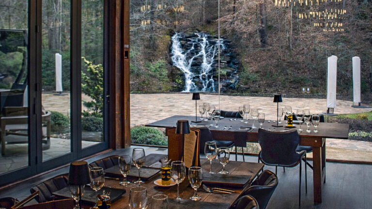 Why a Waterfall View Dining Experience Is Worth the Drive to Blue Ridge