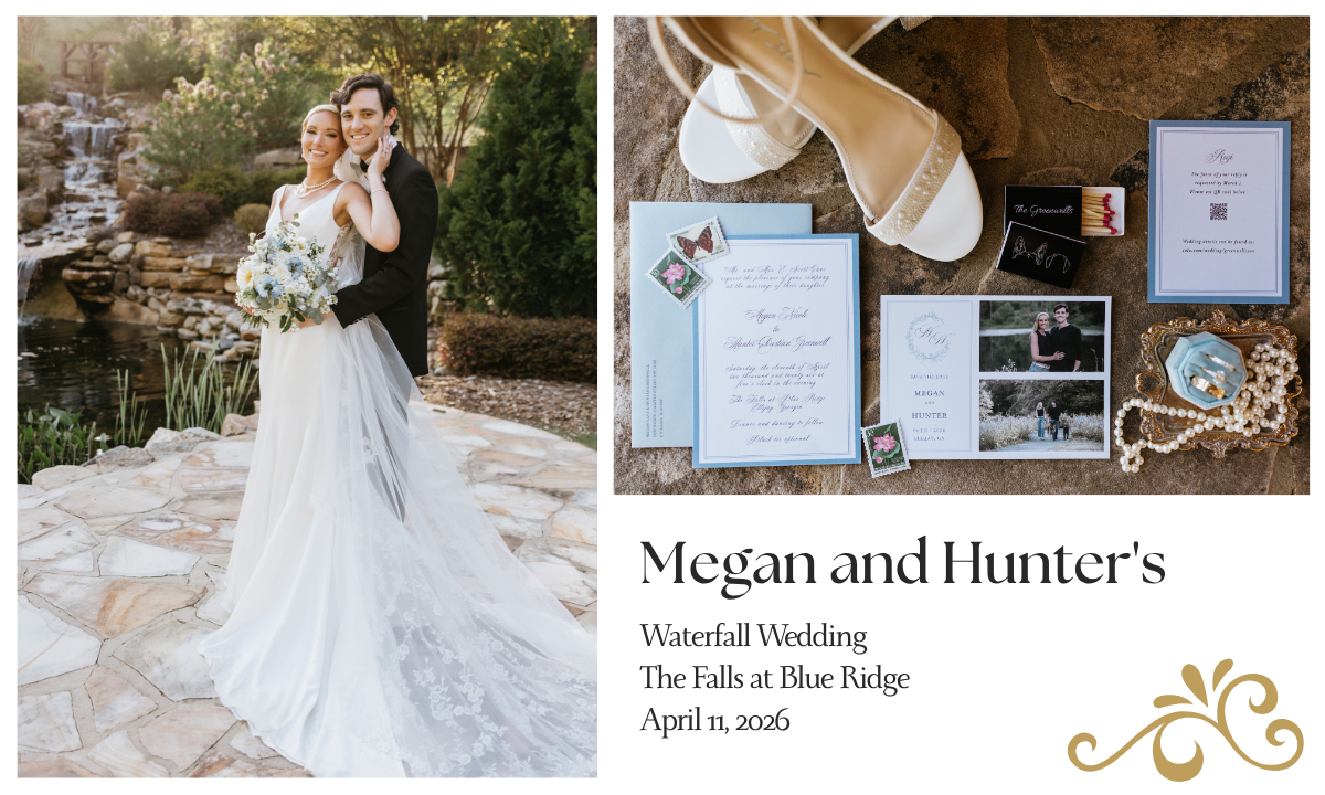 Megan and Hunter's Waterfall Wedding at The Falls at Blue Ridge