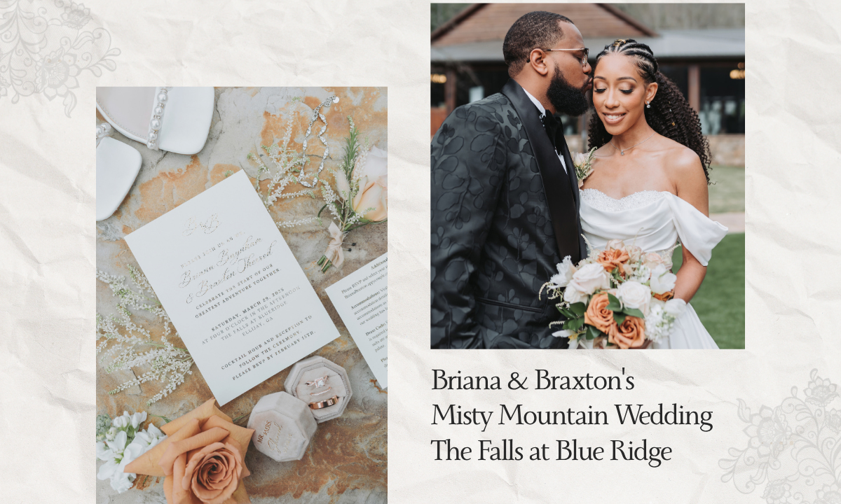 Briana & Braxton's Misty Mountain Wedding at The Falls at Blue Ridge